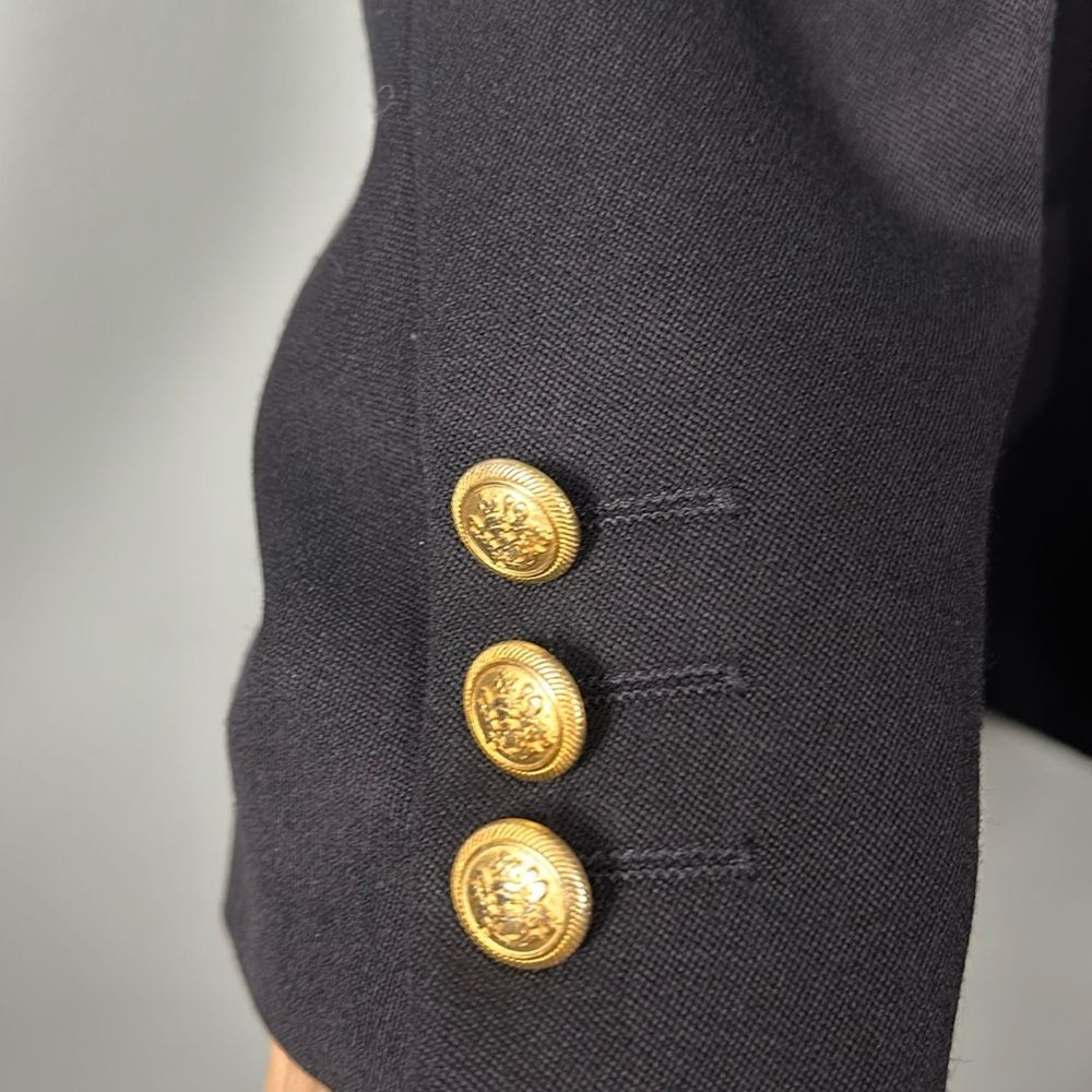 Marks & Spencer Dark Navy 100% Wool Single Breasted Blazer EUR 38 petite fit - Picture 6 of 16